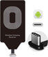 Wireless Charging Receiver Adapter for LG Stylo 5 4 G5 V20, Samsung Galaxy A71 A70 A20, USB Type C Android Charge
