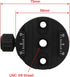 Haoge Combo Boss Adapter Convertor with CP-58 58mm Arca Swiss Quick Release Clamp for Manfrotto Tripod