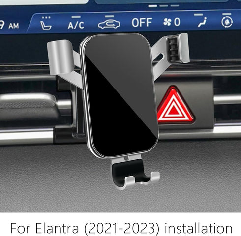 Car Phone Holder for Hyundai Elantra 2021-2024 - Best Cell Phone Mount for Charging Navigation Bracket Stand
