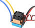 480A 480A 1/10 Drfeify Brushed Speed Controller ESC, RC ESC with Cooling Fan Waterproofing ESC for RC Car and Boat