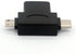 2in1 Micro USB 3.0 and 2.0 Type C OTG Adapter, USB-C Male to USB-A 3.0 Female Converter for Android Devices