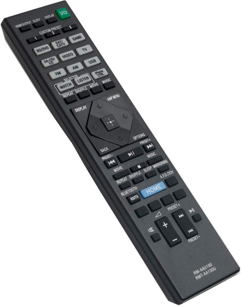 RMT-AA130U RM-AAU190 Replace Remote Control - Applicable for Sony STR-DN1060, STR-DN860, STR-DH550, STR-DH750
