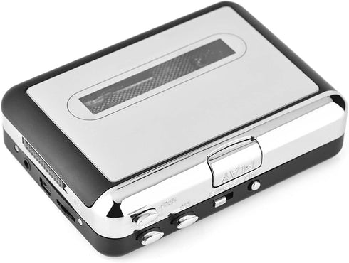 Vvikizy Cassette Cassette MP3 Cassette mp3 Cassette mp3 Microcassette Player USB Tape to PC CD Switcher Clear Stereo