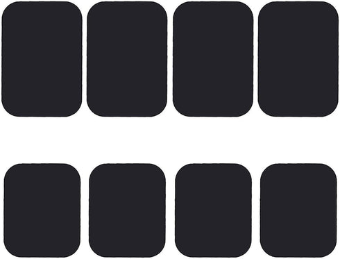 Best Tek Mount Metal Plate - Phone Magnet Sticker, 8 Pack for Magnetic Mount