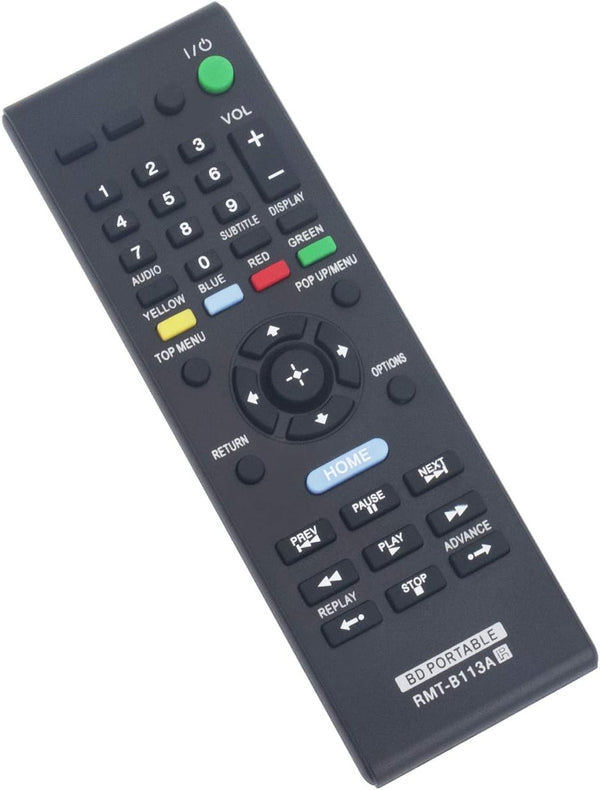 RMT-B113A Replace Remote Control for Sony Blu-ray Disc DVD Player - Compatible with Multiple Models