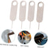 200pcs Housoutil Pin Eject Tool for Sim Tray Extraction Lightweight Mobile Phone Remover Compatible Smartphones Tablets