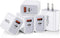 5 Pack USB C Wall Charger Block Boxeroo Dual Port PD Fast Charging Adapter for iPhone 13 12 11 Pro Max & Google Pixel