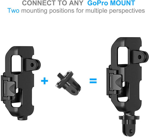3 in 1 Tripod and Action GoPro Mount Stand Bracket for DJI Osmo Pocket, Action Cam Mount with Tripod Mount and Screw