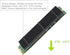 2 Pack M.2 NVMe Aluminum Heatsinks Cooler with Nano Silicone Thermal Pad