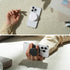 Sinjimoru Soft Silicone MagSafe Phone Grip for iPhone 15/14/13/12, Comfortable One-Touch Holding, M-Tap Tok White