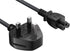 Cable Leader 6ft 18 AWG England Notebook Power Cord with 2.5 A Fuse, IEC-320-C5