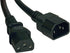 Tripp Lite Standard Computer Power Extension Cord, 10A, 18AWG, 8-ft. (P004-008), Black