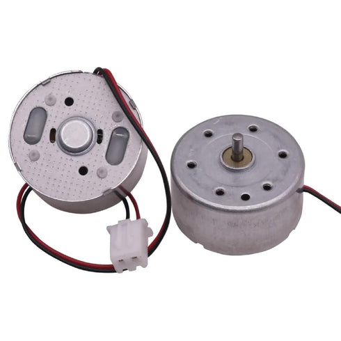 KIQPEEFK 0.5-12V, 0.98nm (2400RPM 0.5-12V 7) Miniature DC Motor Brushed Metal Motor for Audio Equipment, Toys, Robots