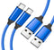 15 ft Long USB C Cables (2 Pack), USB A to USB C, Fast Charging Compatible with Sony PS5, Oculus Quest 2