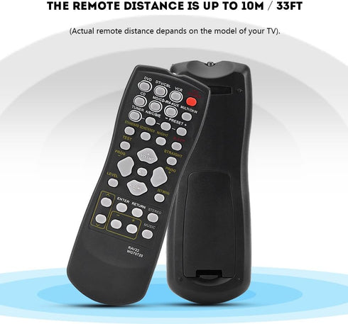 TV Remote Control for Yamaha RAV22 RX-V459 RX-V357 HTR5830, Replacement with All Functions