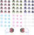 Hpmjz 36 Pairs Ear Bud Rubber Tips Silicone Earbud Replacement Tips Ear Tip for in-Ear Headphones with Excellent Noise