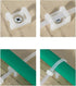 60 Set White Cable Zip Tie Mounts Kit, Wire Cable Clips Organizer Holders with 8" Cable Ties and Tapping Screw