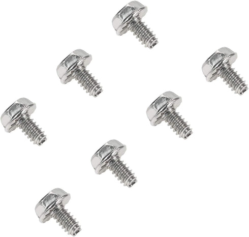 Toothed Hex 6/32 Screw 6# -32 Computer PC Case Mounting Screws, 100 PCS for Hard Drive and Motherboard