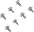 Toothed Hex 6/32 Screw 6# -32 Computer PC Case Mounting Screws, 100 PCS for Hard Drive and Motherboard