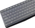 MUBUY-GOL Clear Keyboard Cover Design for Logitech MK235 K375 K375S, Waterproof & Dustproof Silicone Skin