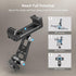 SMALLRIG Universal Phone Tripod Mount, Metal Cell Phone Mount with Cold Shoe and M4 Screws for DJI Stabilizers