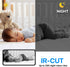 Wireless WiFi Camera with Battery, HD1080P Indoor/Outdoor Security Camera, Baby Monitor with Night Vision