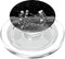 PopSockets PopGrip for MagSafe Skeletons Dancing Night Sky Cool Goth Aesthetic Halloween
