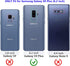 Military Grade Drop Impact Case for Samsung Galaxy S9 Plus, 360 Metal Rotating Ring Kickstand Holder, Heavy Duty
