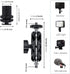 Magic Arm Cool Ballhead Double Ball Head Adapter with 1/4’’ Screw & Cold Shoe Mount - 2 Pack for Cameras