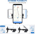 Manords Car Phone Mount Holder for Dashboard Windshield, Compatible with All iPhone & Android Cell Phones, Black