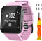 NotoCity Soft Silicone Replacement Watch Strap for Garmin Forerunner 35 Smartwatch