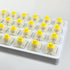 Kutethy Gateron Milky Yellow Pro V2 Switches, Pre-lubed Linear 5 Pin for All MX Mechanical Keyboards (36PCS, Milky