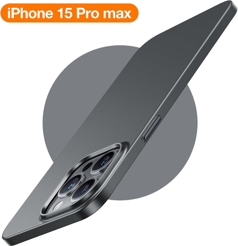 TORRAS Magnetic Slim-Fit Case for iPhone 15 Pro Max, Ultra-Thin, Compatible with MagSafe, Lightweight Anti-Scratch