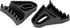 X AUTOHAUX 16pcs Black Car Subwoofer Grill Clips, Clamps for 4" 6" 8" 10" 12" 15" Speakers