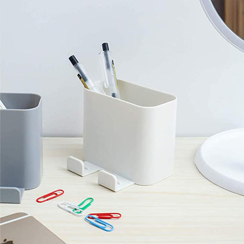 2 Pack Wall Mount Phone Holders - Adhesive Cell Phone Charging Brackets, Organizer Storage Box for Home Office.