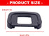 Whoasyst DK30 Z50 Eye Cup Viewfinder Cover Eyecup Eyepiece Viewfinder Skin Friendly for Camera Eyecup Eyepiece Eyeglass