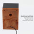 USB Wired Speakers, HiFi Clear Sound Quality Deep Bass Computer Speakers, Wooden Color for TVs and Laptops
