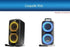 UpBright 2-Prong AC Power Cord Compatible with Dolphin Audio SP-2100RBT SP-2120RBT SP-1070RBT SP-1080RBT SP-1270RBT WaveSync Dual 10" 12" Karaoke Party Portable Bluetooth Speaker SP2100RBT SP2120RBT