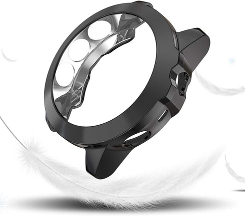 Compatible Garmin Fenix 5X & 5X Plus Watch Accessories, Soft TPU Shock Proof Protector Case (Black)