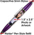 PixStylus 2 in 1 Personalized Pen and Stylus Combo - DIY, Just Insert a Photo or Create Your Own Custom Insert Online,