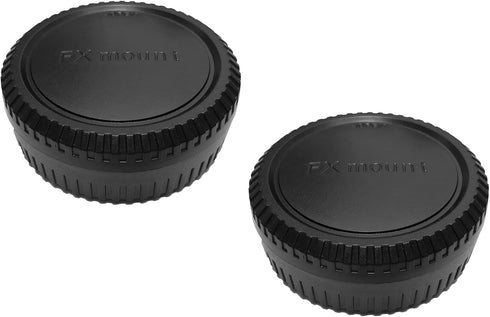 Rear Lens Cap + Fuji X Body Cap Cover for Fujifilm X-T5 X-T4 X-T3 X-E4 X-T2 X-T1 X-S10 X-T30 II X-T20 X-T10 X-T200