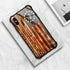TnXee Betsy Ross 13 Star Wooden American Flag Case for iPhone Xs - Unique 1776 Design, Perfect Gift for Men & Women.