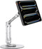 Msounehna Magnetic iPad Stand for Desk, Foldable Aluminum Alloy Tablet Holder with 360