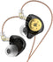 KZ EDX PRO Wired Earbuds: 10mm Dynamic Driver IEMs, Heavy Bass Stereo HiFi, Detachable Cable, Audiophile Fit (Black)