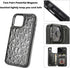 uCOLOR iPhone 14 Pro Max 6.7" Wallet Case, Card Holder Folio Flip PU Leather, RFID Blocking Cover (Black Leopard)