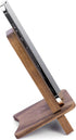 LUCKY BEAN Wood Phone Stand, Desktop Wooden Phone Holder, Portable Phone Stand for Desk, Compatible with iPhone & All