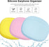 Silicone Headphone Organizer - Data Cable Storage Case - Mini Key Box - Portable Wired Headset Storage Bag (3PCS)