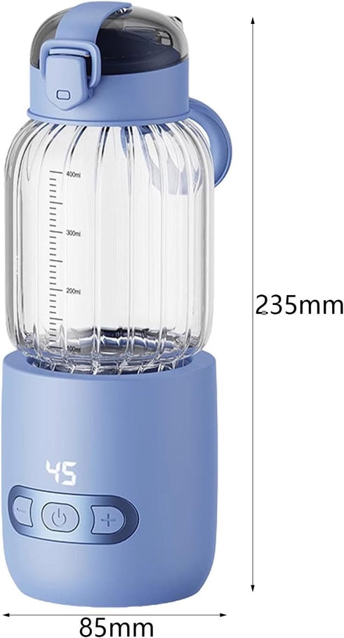 GiaoRosi 400ml Portable Milk Warmer USB Electric Kettle Fast Warming Fast Charging Milk Bottle Car Travel Shopping