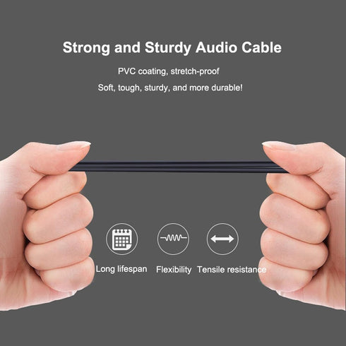 3.5mm Female to 2 RCA Male Stereo Audio Y Cable, 2 Pack, Gold Plated Plug RCA Splitter for TV, Computer, Speakers