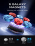 LISEN 2 Pack Magnet for Phone Car Mount, Magnetic Holder for Car Vent, Fits All iPhone 15/14/13 Pro Max Plus Samsung